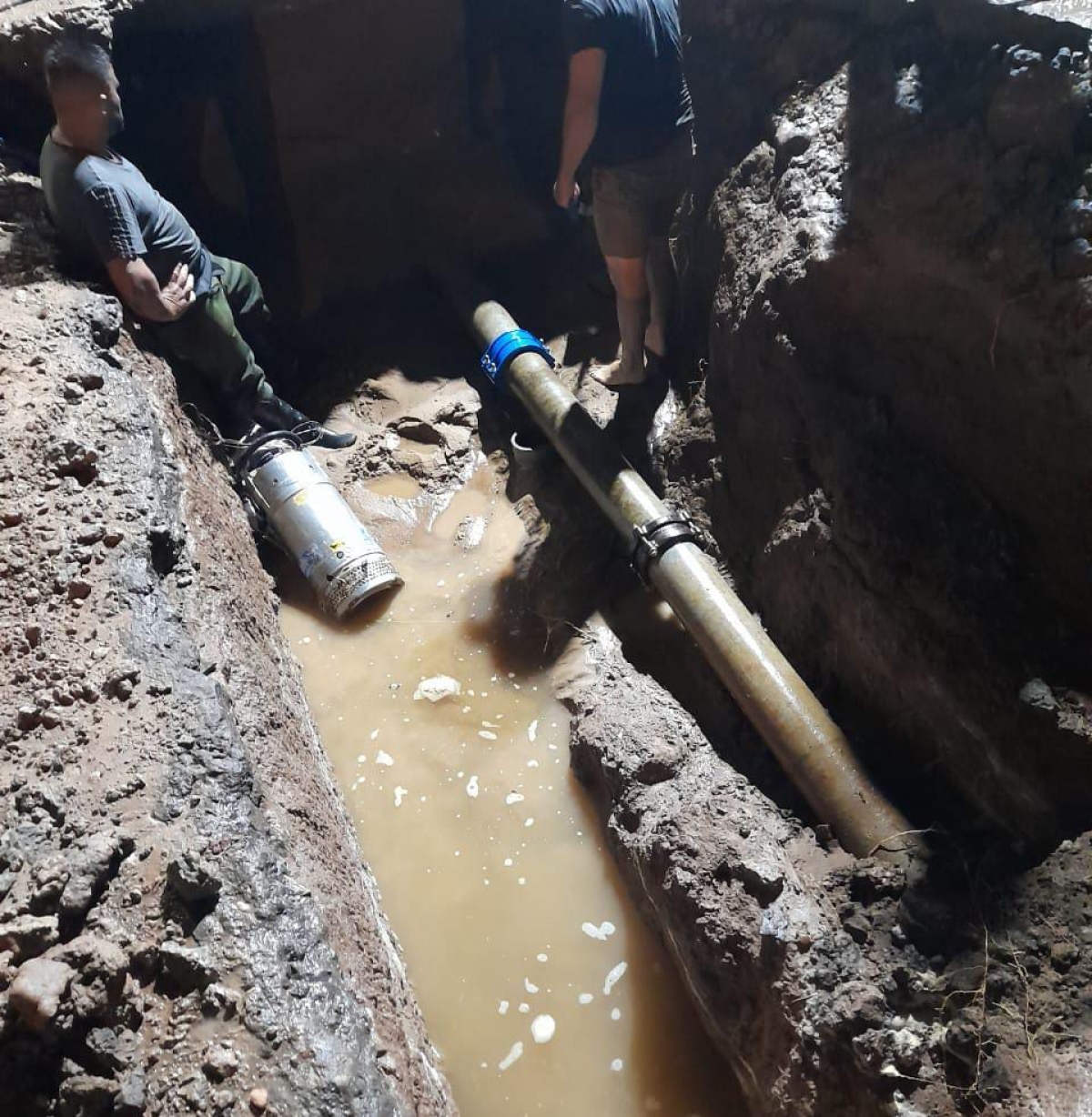 Se Restablece El Servicio De Agua Potable