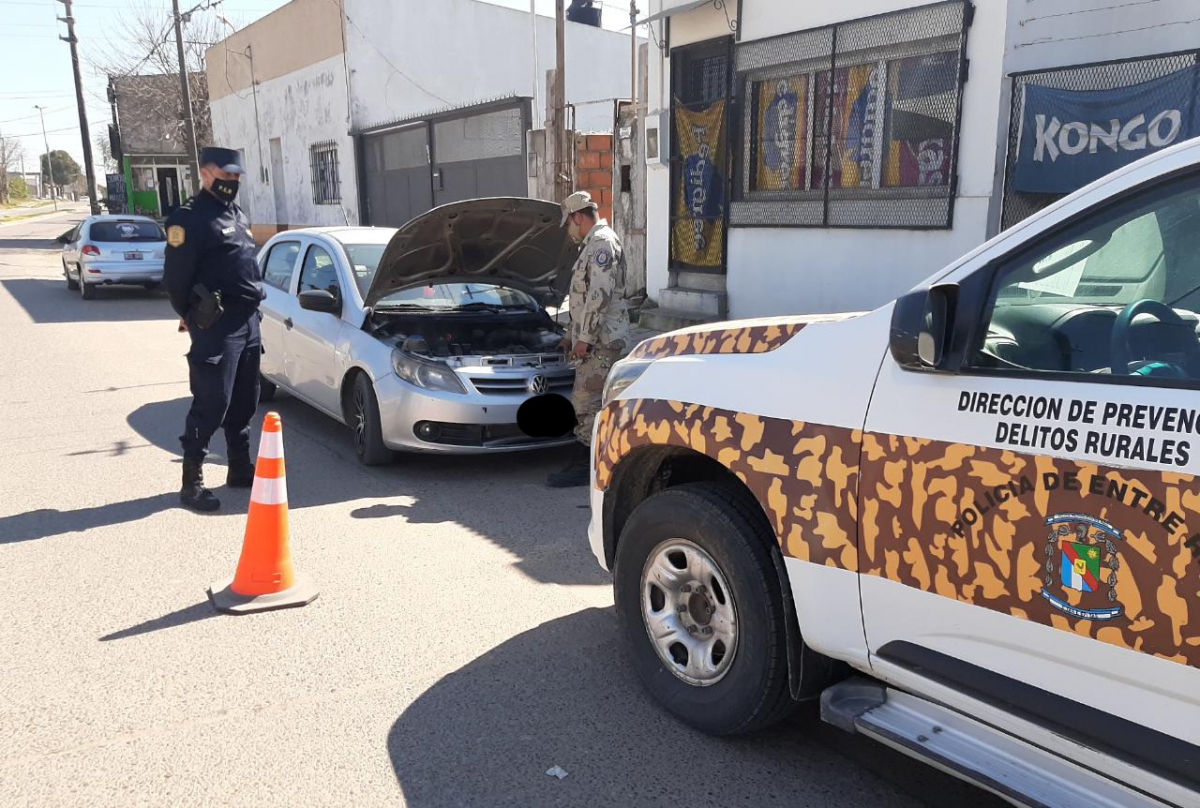 Secuestran un auto con pedido de secuestro y patente apócrifa