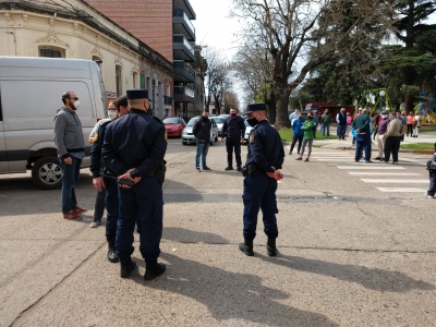 La Polic A Individualiz A Personas Y Veh Culos En La Marcha De