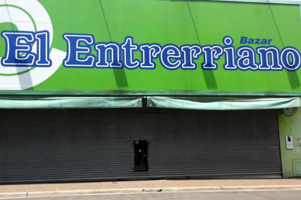 Preocupante situación de Bazar "El Entrerriano"
