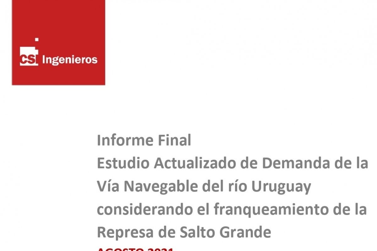 CSI y su Informe de agosto de 2021 para la CTM sobre el dragado del r&iacute;o Uruguay aguas arriba de Salto Grande