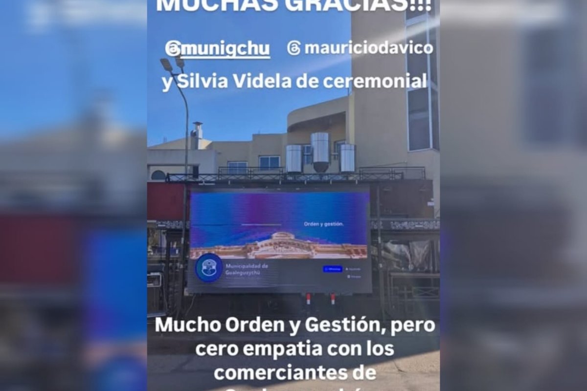 Imagen difundida por el responsable del local