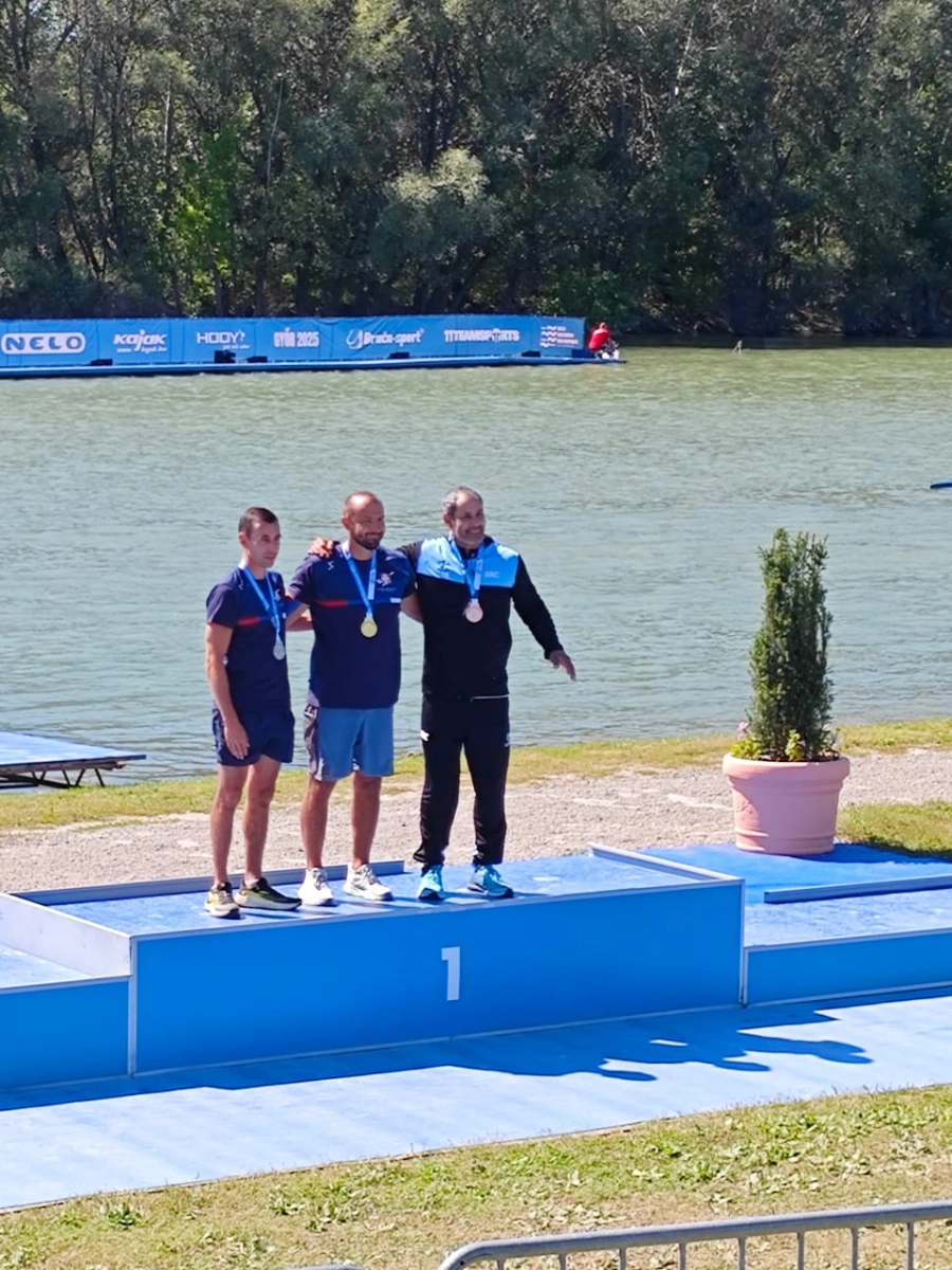 Tito Palacios se subió al podio en su primera prueba en el mundial