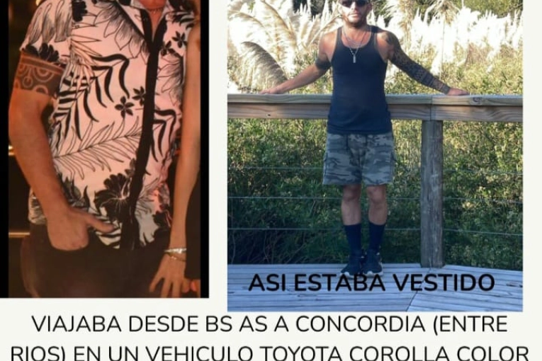 Buscan a un entrerriano desaparecido: hacía traslado de personas