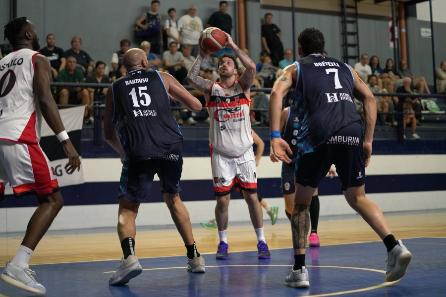 Aquiles Montani fue la figura de Central con 27 pts. Prensa Gimnasia La Plata