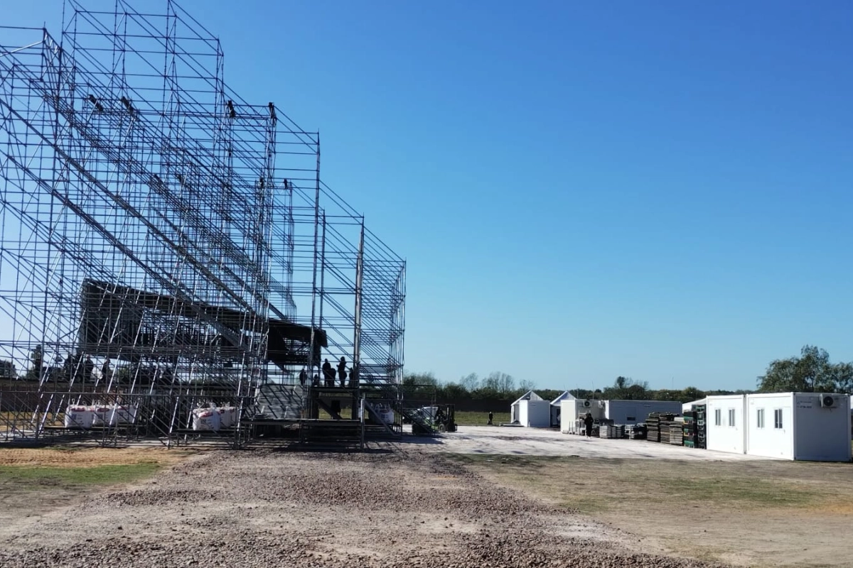 Escenario para La Renga